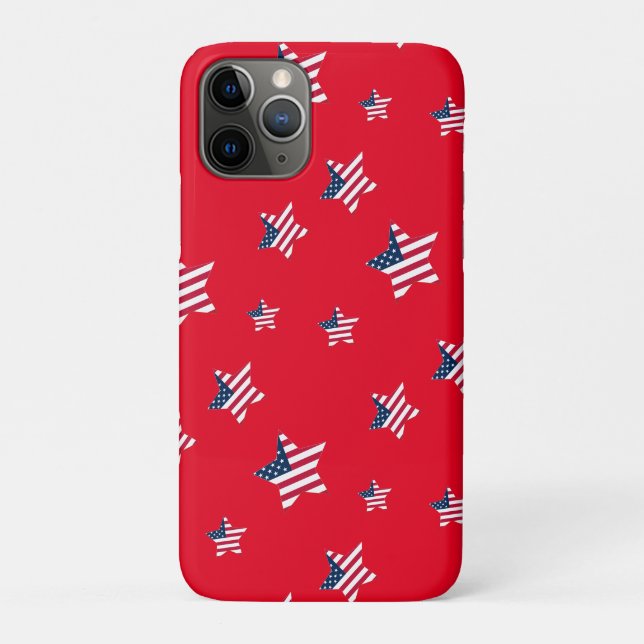4. Juli patriotisches US-amerikanisches Flaggensta Case-Mate iPhone Hülle (Rückseite)