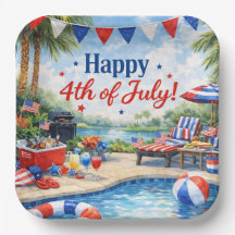 4. Juli-Poolparty in Florida