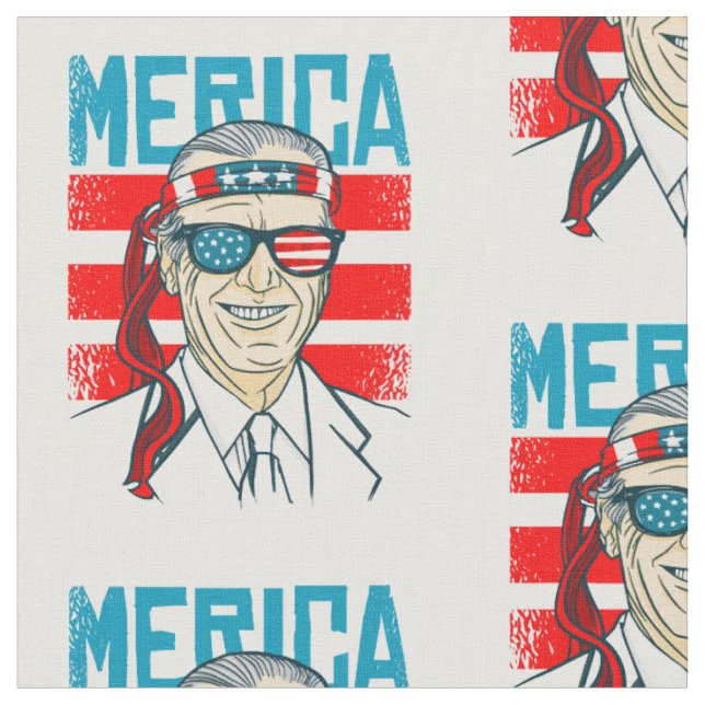 4. Juli Präsident biden merica Stoff (Nahaufnahme)