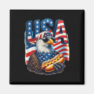 4. Juli Pride Patriotic Bald Eagle US Amerikaner Magnet