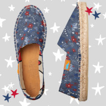 4. Juli, Red White and Blue, Patriotic Shoes