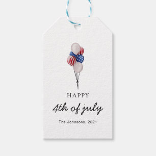 4. Juli Red White Blue Independence Day USA Geschenkanhänger
