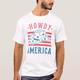 4. JULI RETRO HOWDY AMERICA WESTERN T-Shirt