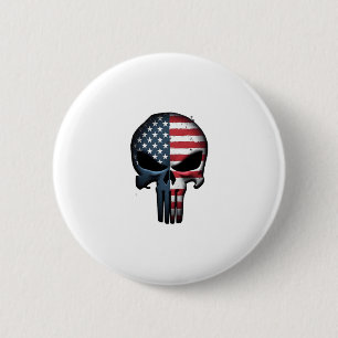 4. Juli-Shirt für Frauen Männer Amerikanische Flag Button