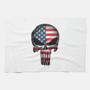 4. Juli-Shirt für Frauen Männer Amerikanische Flag Geschirrtuch
