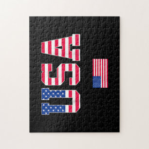 4. Juli Shirt USA Patriotic US American Flag W