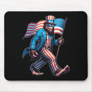 4. Juli Shirts Patriotische amerikanische Flagge B Mousepad