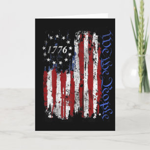 4. Juli-Shirts We The People 1776 USA-Flagge Jet Karte
