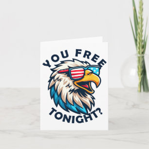 4. Juli Sie kostenlos heute Abend Adler American F Karte
