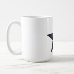 4. Juli - Stern mit Flagge und Feuerwerk Kaffeetasse