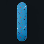 4. Juli Sterne und Feuerwerk Muster Skateboard<br><div class="desc">Feiern Sie den 4. Juli Unabhängigkeitstag in diesen coolsten Sternen und Feuerwerk Muster-Design.</div>