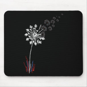 4. Juli Süße Blume Amerikanisch Patriotisch 1  Mousepad