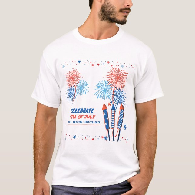 4. Juli  T-Shirt (Vorderseite)