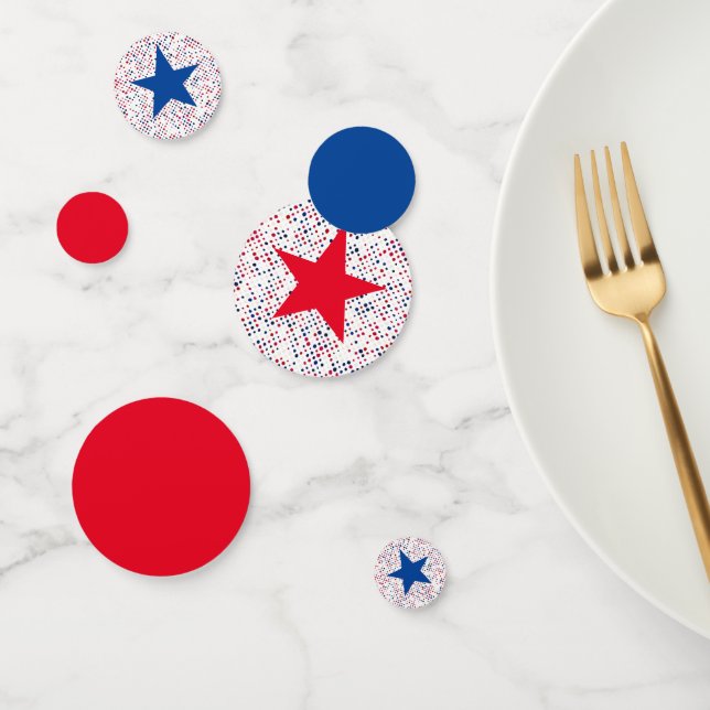 4. Juli Table Confetti Konfetti (Gruppe)