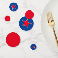 4. Juli Table Confetti