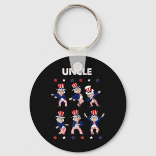 4. Juli Tanz Uncle Sam Boys Kids USA Patrio Schlüsselanhänger