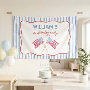 4. Juli Thema Jungen Geburtstag Banner