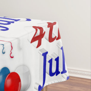 4. Juli Tischdecke