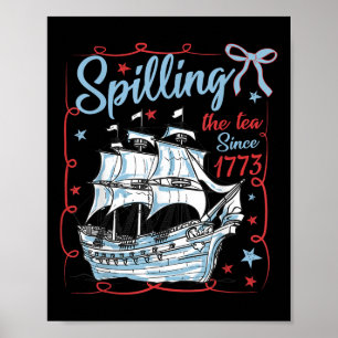 4. Juli Tratschen seit 1773 Coquette R Poster