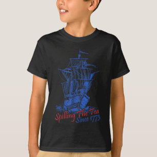 4. Juli Tratschen seit 1773 Lustig Retro T-Shirt