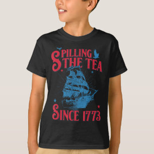 4. Juli Tratschen seit 1773 Lustiges Retro T-Shirt