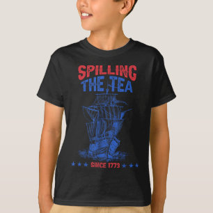 4. Juli Tratschen seit 1773 Lustiges Retro T-Shirt