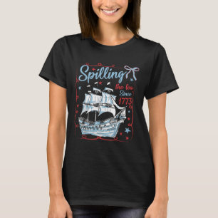 4. Juli Tratscht Seit 1773 Coquette R T-Shirt
