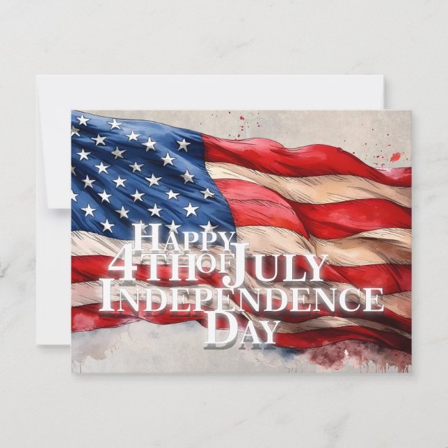 4. Juli - Unabhängigkeitstag (Vorderseite)