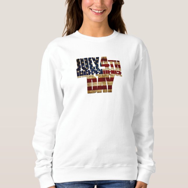 4. Juli Unabhängigkeitstag 2002 Sweatshirt (Vorderseite)