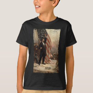 4. Juli Unabhängigkeitstag Amerikanische Flagge Ab T-Shirt