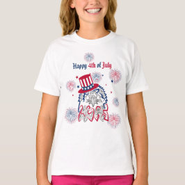 4. Juli Unabhängigkeitstag Amerikanischer Adler T-Shirt