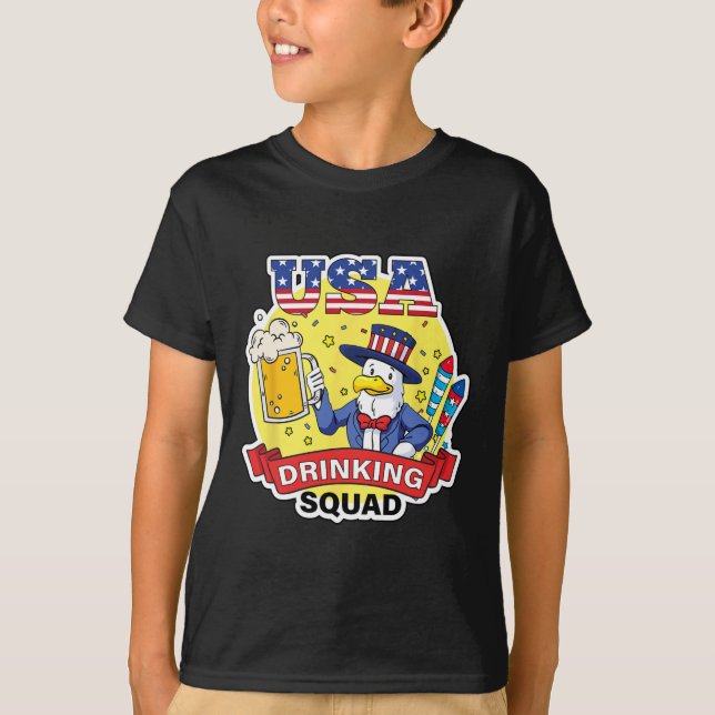 4. Juli Unabhängigkeitstag Fu T-Shirt (Vorderseite)
