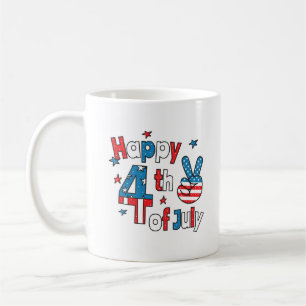 4. Juli Unabhängigkeitstag Kaffeetasse