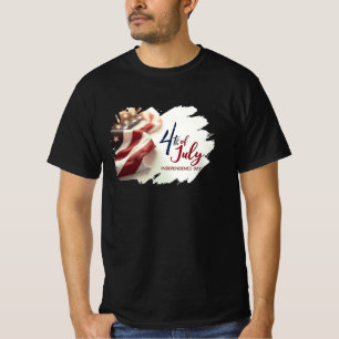 4. Juli Unabhängigkeitstag Patriotisches Design T-Shirt