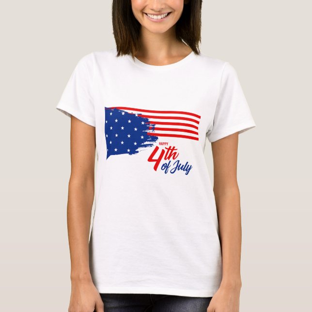 4. Juli - Unabhängigkeitstag T-Shirt (Vorderseite)