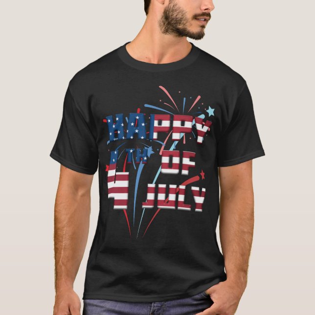 4. Juli Unabhängigkeitstag T-Shirt (Vorderseite)