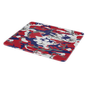 4. Juli, Unabhängigkeitstag, Tarn-Grau Schneidebrett