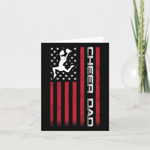 4. Juli US Flag Vater Shirt für Vater C Karte