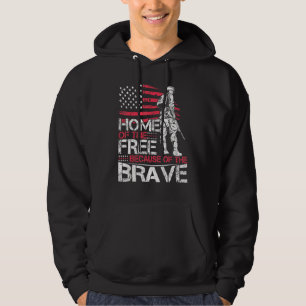 4. Juli US-Flag Zuhause der freien wegen Hoodie
