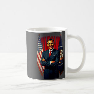 4. Juli US-Flagge 44. Präsident Barack Obama T- Kaffeetasse