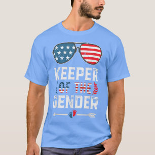 4. Juli US-Flagge: Gender Reveal T-Shirt
