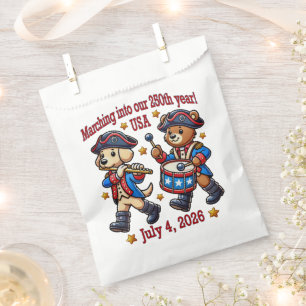 4. Juli USA 250. Jubiläum Semiquincentennial Geschenktütchen