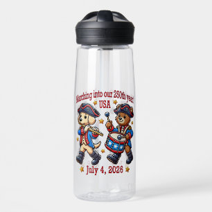 4. Juli USA 250. Jubiläum Semiquincentennial Trinkflasche