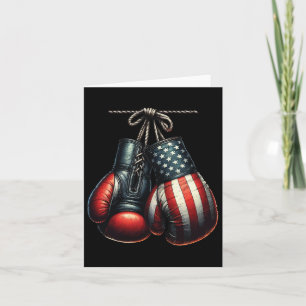 4. Juli USA Flaggen Boxhandschuhe für Boxerbahn Karte