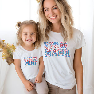 4. Juli USA Mutter Unabhängigkeit Tag Geburtstag T-Shirt
