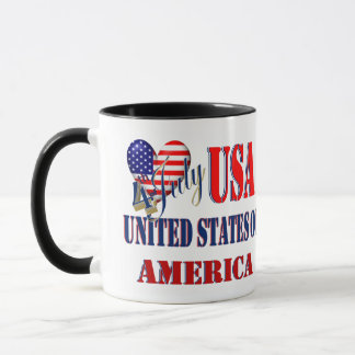 4. Juli USA T - Shirt Classic Round Sticker Coff Tasse