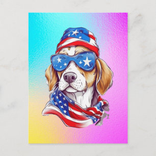 4. Juli Veröffentlichung von Hunden-66361 Postkarte