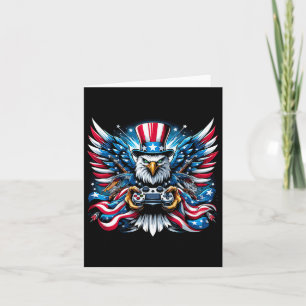 4. Juli Videospiel Weißkopfseeadler Amerikanische Karte