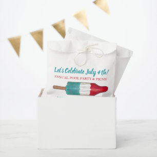 4. Juli Viertes Party Rocket Ice Pop Popsiv Geschenktütchen