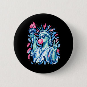 4. Juli-Vorbereitung Statue of Liberty Bläst Button